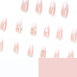 Gradient French Tip Nails - Sweet Love Design 24PC Set