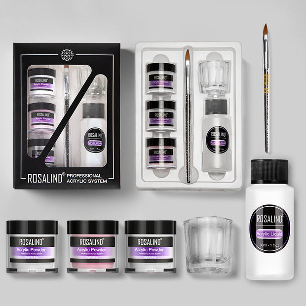 Professional Acrylic Nail Kit - Complete Extension & Carving Set
