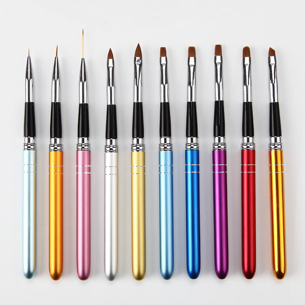 Professional Phototherapy Nail Art Pen Set - Complete Drawing Line Tool Kit
