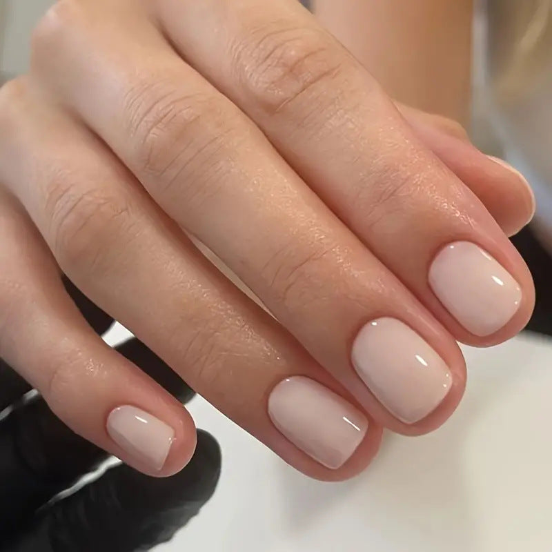 Solid Color Press On Nails - All-Match Fashion Set