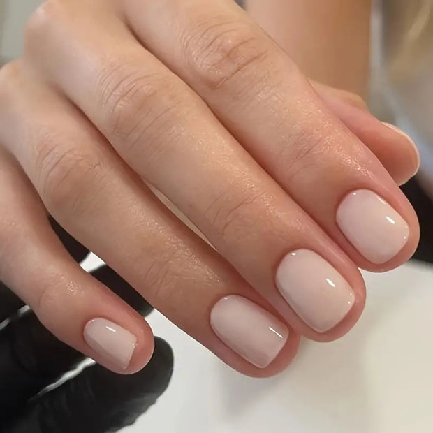 Solid Color Press On Nails - All-Match Fashion Set