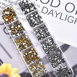 Trendy Nail Decorations - AB Color & Mineral Mixes
