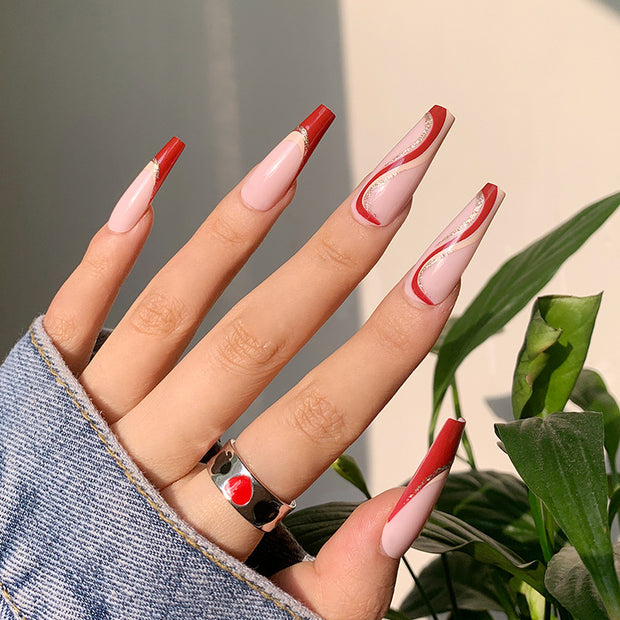 Ultra-Thin Nail Tips - Professional Wave Design
