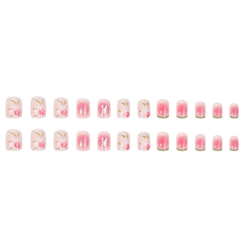 DIY Camellia Nail Decor - Glue or Jelly Glue Application