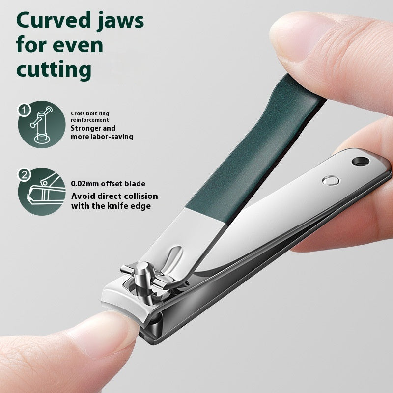 Fashion Nail Clipper 4-Piece Set – Portable Carbon Steel Clippers in Stylish Colors