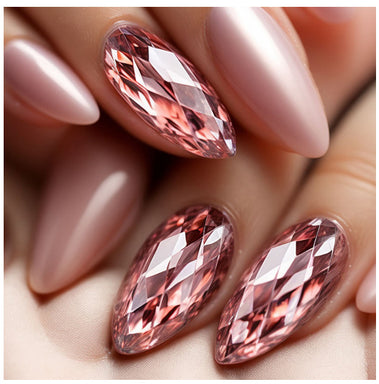 French Wear Nail Glossy Blue And Purple