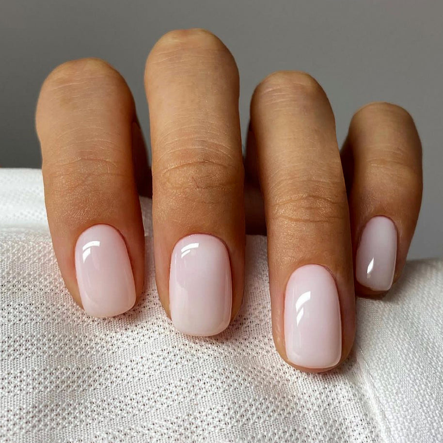 Short Square Solid Color Press On Nails - Simple Wearable Nail Armor Set