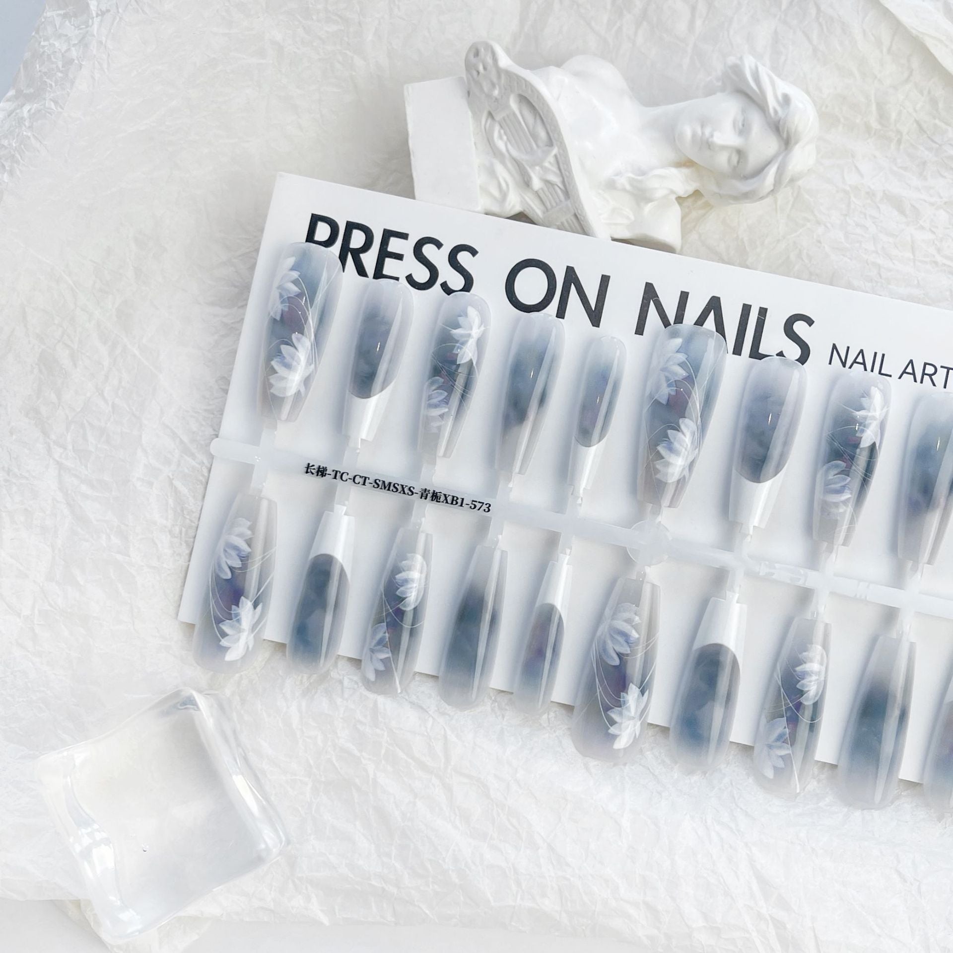 New Chinese Nail Art - Blush Blooming Manicure