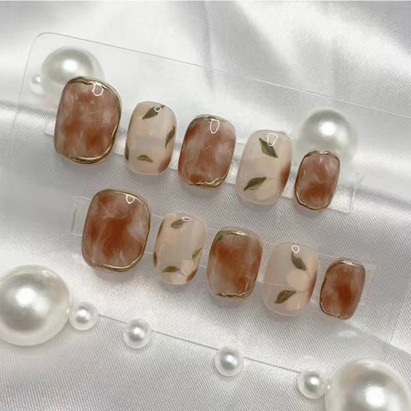Premium Camellia Nail Art - Complete Press On Nail Kit