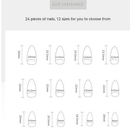 European Style Almond Nails - Pink UV Electroplated Tips