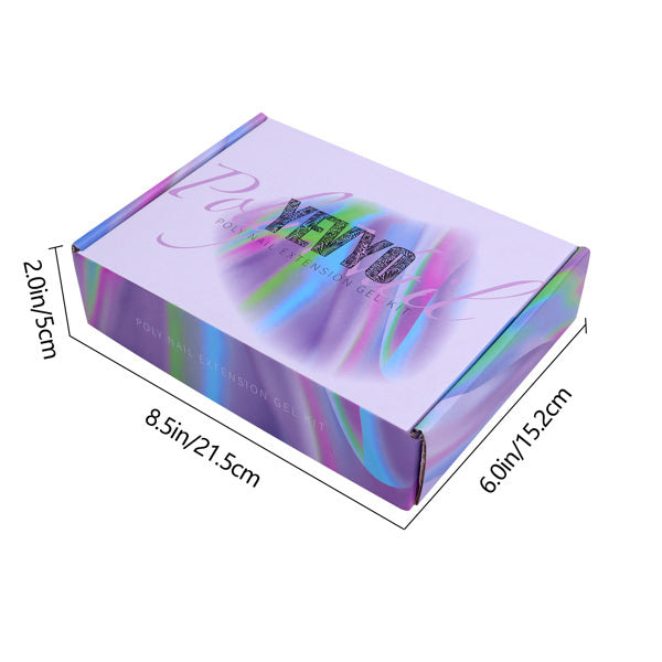 Polygel Nail Starter Kit - UV Lamp & All Essentials Included