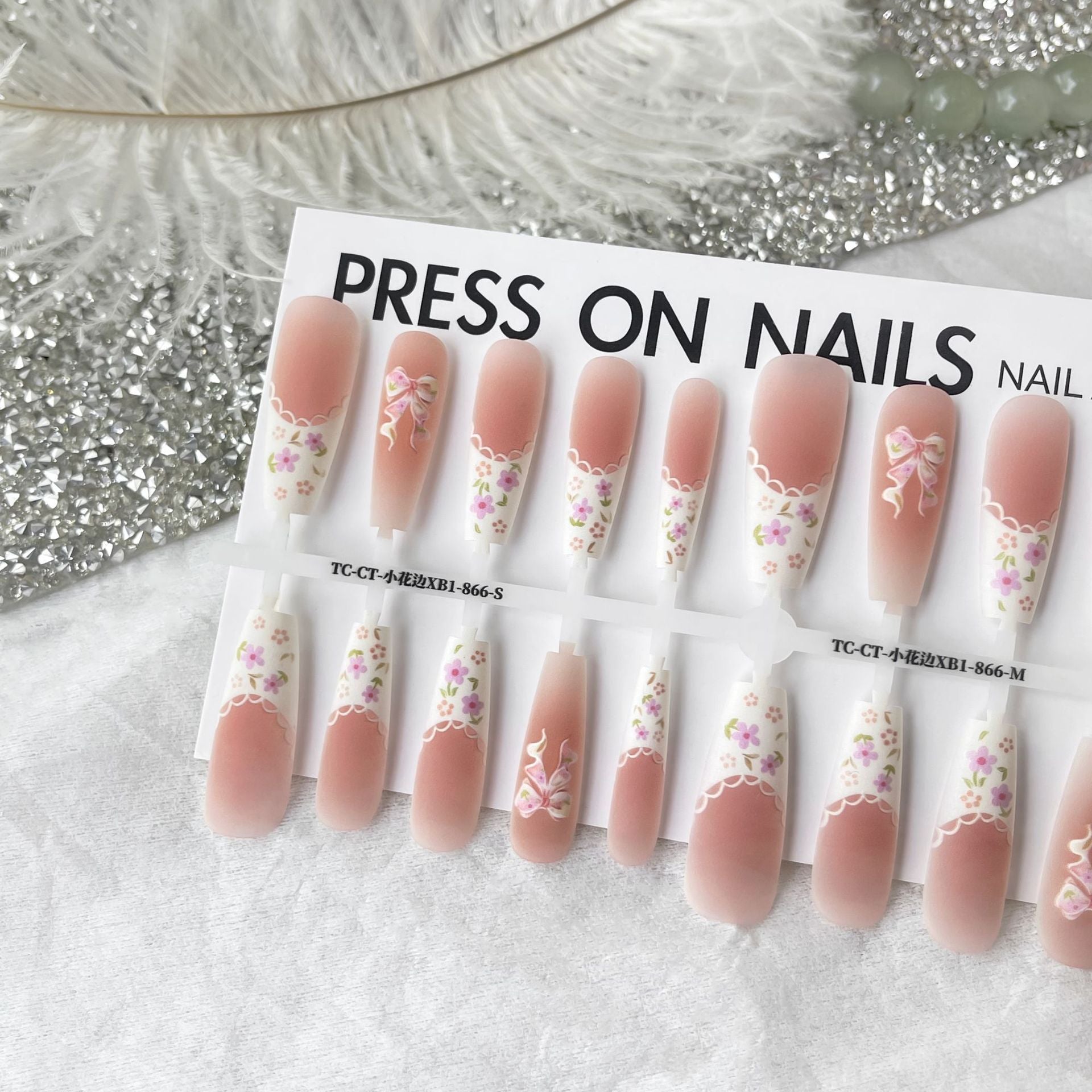 Affordable Luxury Nails - Sweet & Cool Floral Style