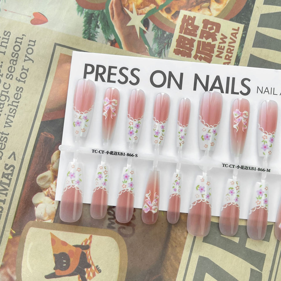 Affordable Luxury Nails - Sweet & Cool Floral Style