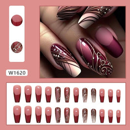 Wear Armor Nail Tips - Classic Line Design for Ladies
